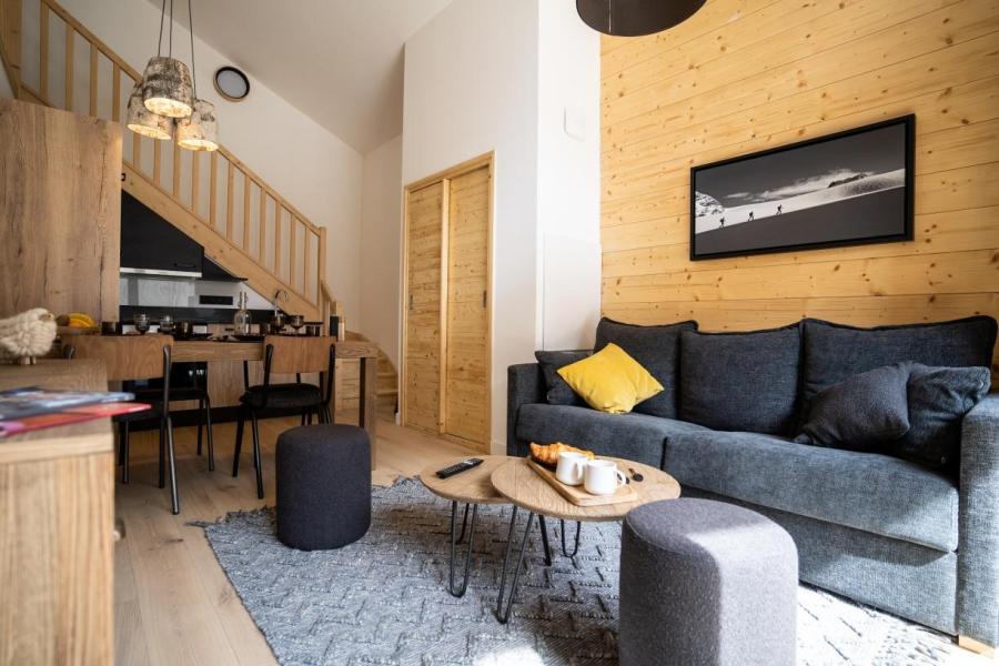 Holiday in mountain resort 2 room apartment 4 people - Résidence Terresens Les Roches Blanches - Combloux - Living room