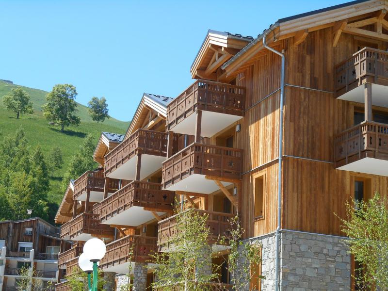 Urlaub in den Bergen Résidence Terresens Neige et Soleil - Les 2 Alpes - Draußen im Sommer