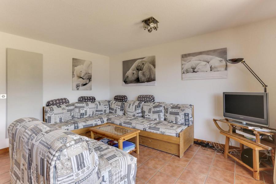Vakantie in de bergen Appartement 4 kamers 8 personen (09R) - Résidence Tétras - Peisey-Vallandry - Woonkamer