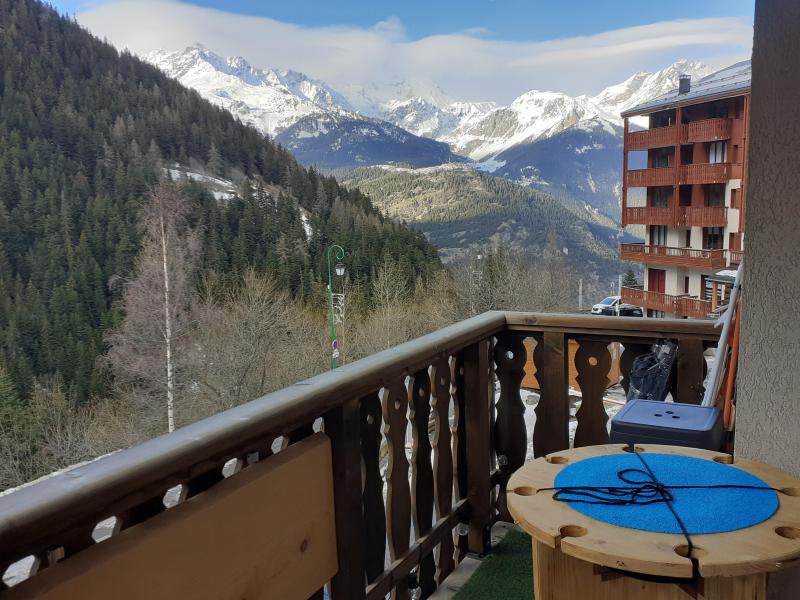 Urlaub in den Bergen Studio Schlafnische 3 Personen (144) - Résidence Thabor D - Valfréjus - Balkon