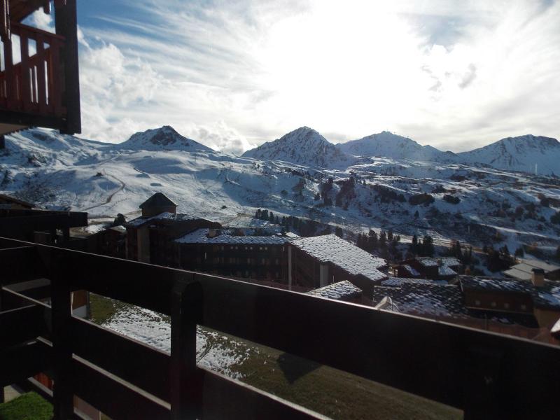 Vacances en montagne Studio 4 personnes (414) - Résidence Themis - La Plagne - Terrasse