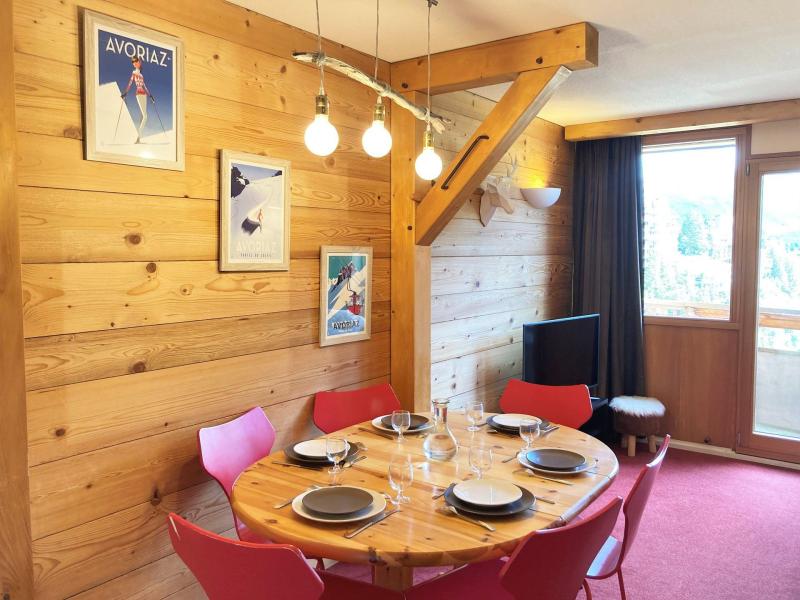 Urlaub in den Bergen 2 Zimmer Maisonettewohnung für 6 Personen (403) - Résidence Tilia - Avoriaz - Wohnzimmer