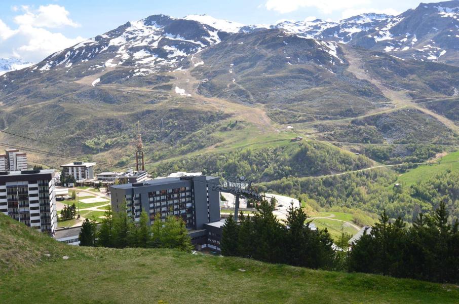 Urlaub in den Bergen Studio für 3 Personen (415) - Résidence Tougnette - Les Menuires - Draußen im Sommer