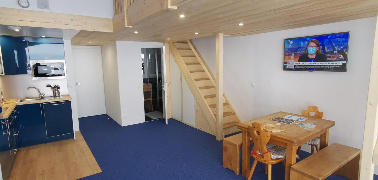 Vakantie in de bergen Appartement 2 kamers 5 personen (1200) - Résidence Tournavelles 2 - Les Arcs - Woonkamer