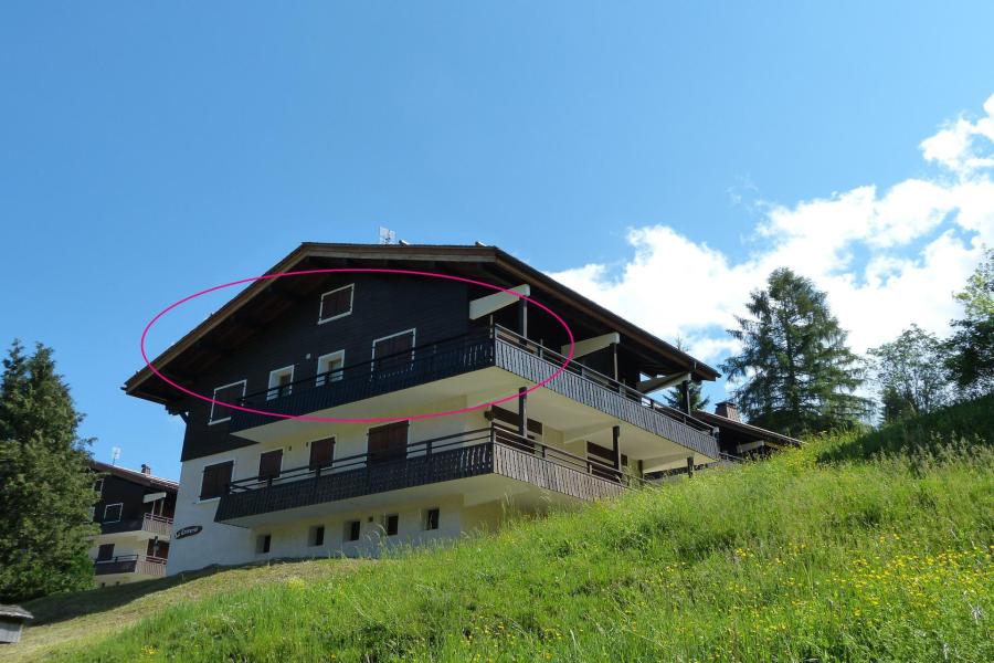 Skiverleih Wohnung 3 Mezzanine Zimmer 4 Leute (4) - Résidence Traverse - La Clusaz - Draußen im Sommer