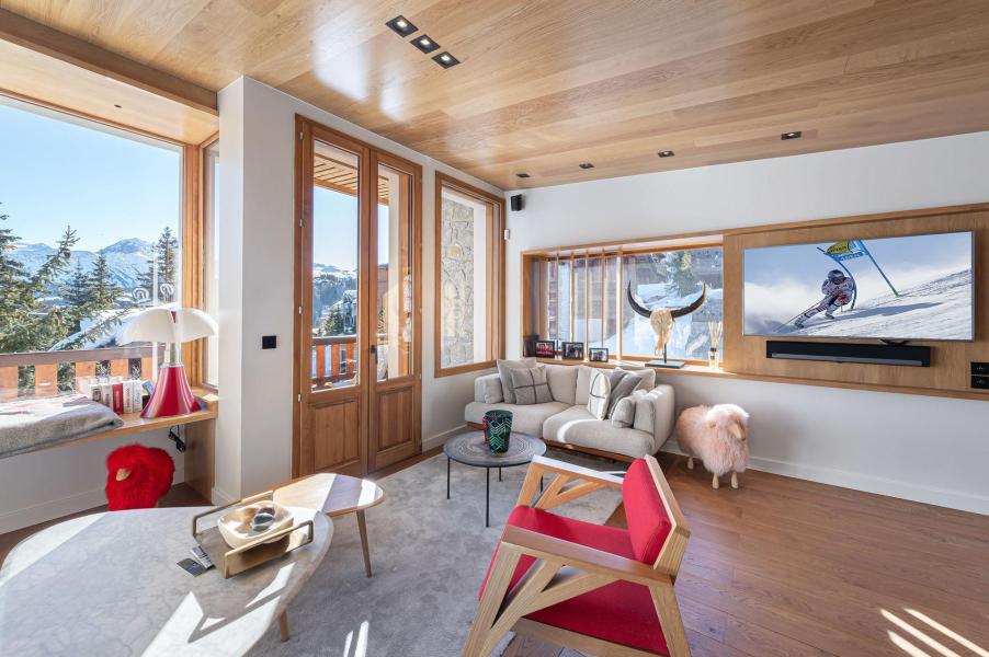 Wakacje w górach Apartament triplex 5 pokojowy 8 osób - Résidence Triolet - Courchevel - Pokój gościnny