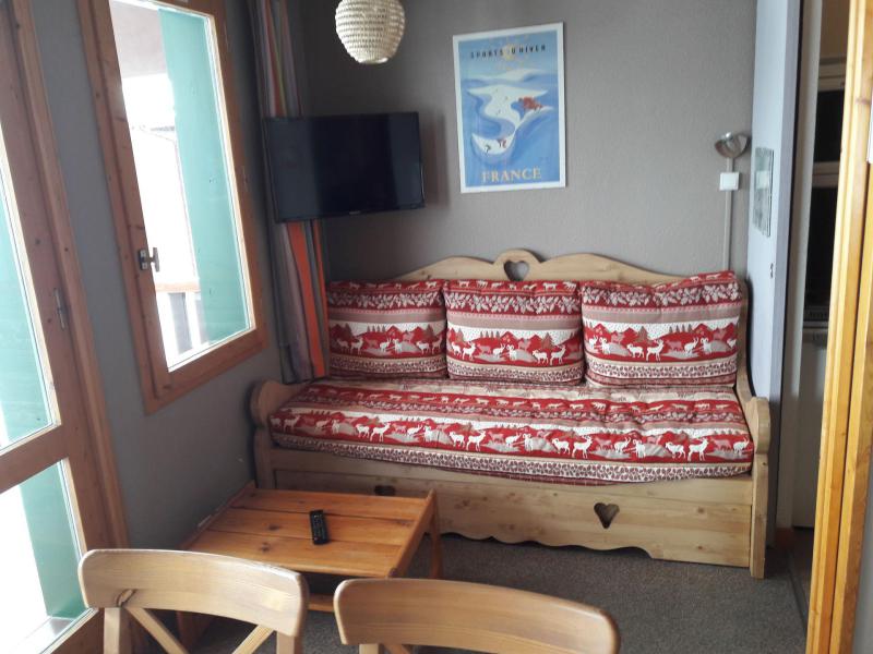 Vakantie in de bergen Appartement 2 kamers 5 personen (402) - Résidence Turquoise - La Plagne - Woonkamer