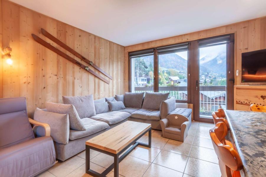 Wakacje w górach Apartament 3 pokojowy 6 osób (1) - Résidence Val d'Aulps - Morzine - Pokój gościnny