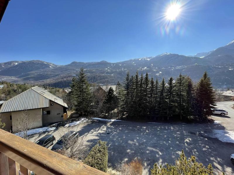 Urlaub in den Bergen 2-Zimmer-Berghütte für 5 Personen (VAL10A) - Résidence Valérianes - Pelvoux - Terrasse