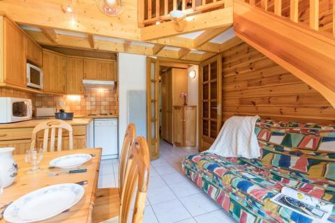 Vacaciones en montaña Apartamento 3 piezas para 6 personas (005) - Résidence Vallonpierre - Serre Chevalier - Estancia