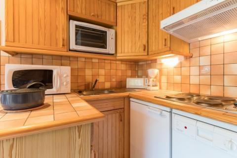 Vacanze in montagna Appartamento 3 stanze per 6 persone (005) - Résidence Vallonpierre - Serre Chevalier - Cucinino