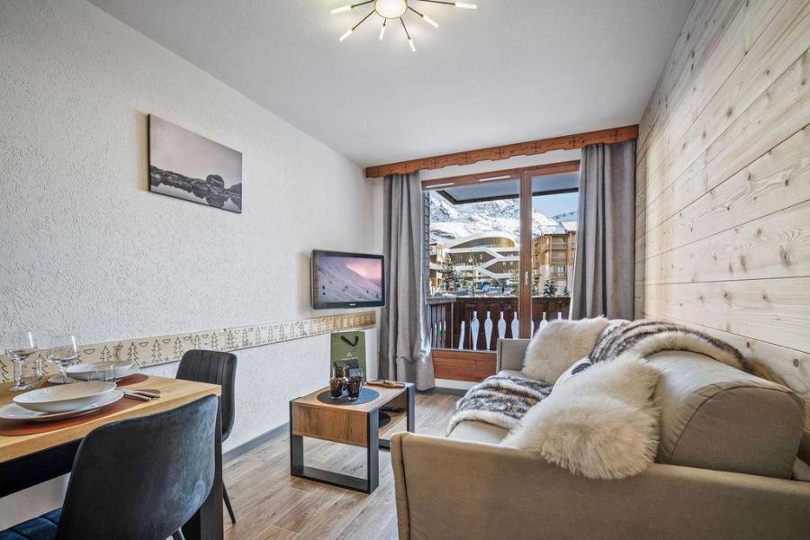 Urlaub in den Bergen 2-Zimmer-Holzhütte für 4 Personen (1101) - Résidence Valset - Val Thorens - Wohnzimmer