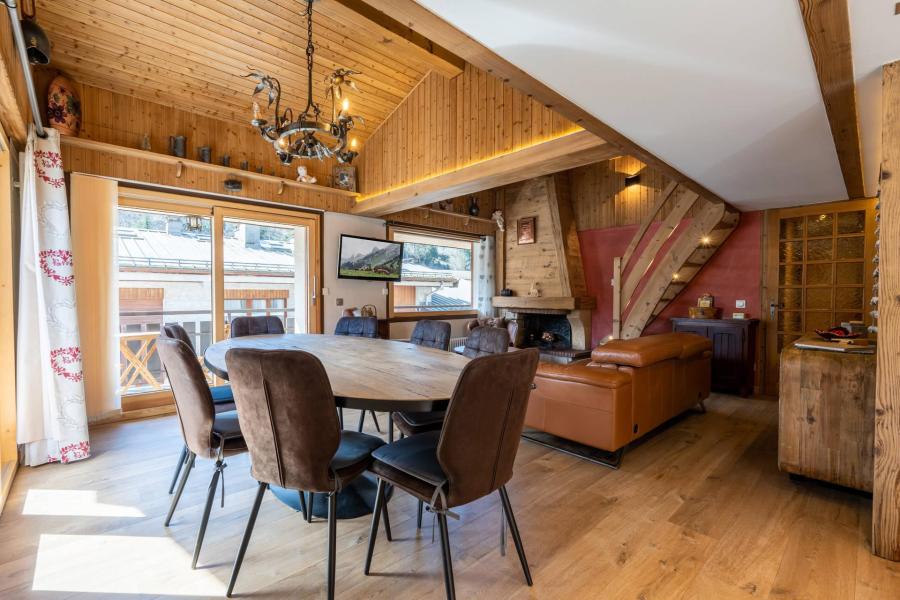 Holiday in mountain resort 4 room apartment 6 people (Cobrel) - Residence Vittoz - La Clusaz - Living room