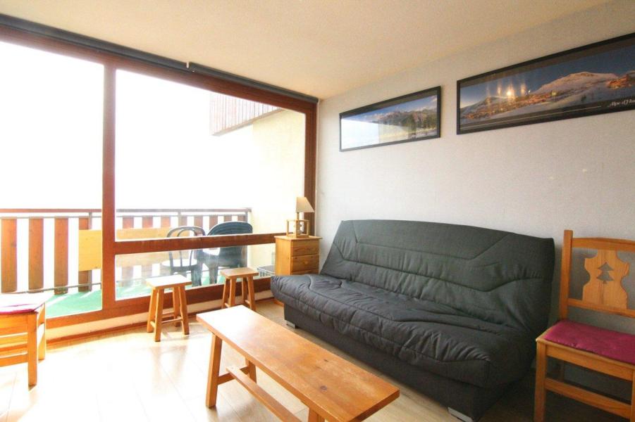 Vakantie in de bergen Appartement 2 kamers bergnis 4 personen (201) - Résidence Vue et Soleil - Alpe d'Huez - Woonkamer