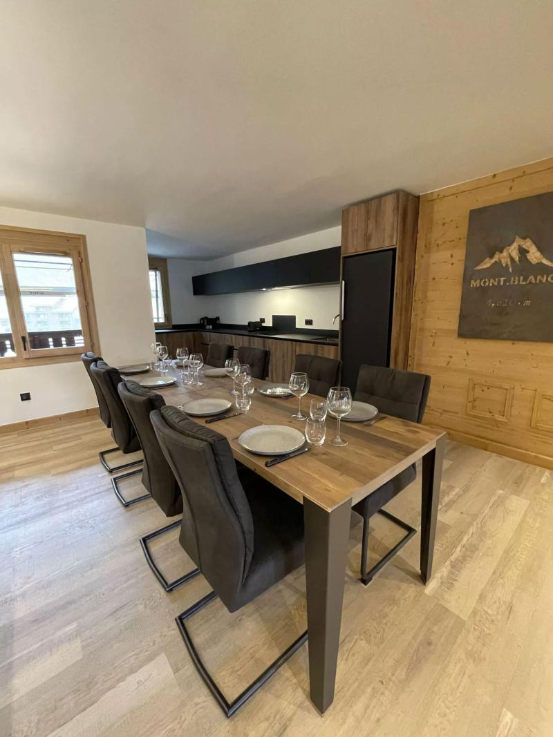 Holiday in mountain resort 6 room apartment 12-14 people (Sauna) - Résidence W 2050 - La Plagne - Dining area