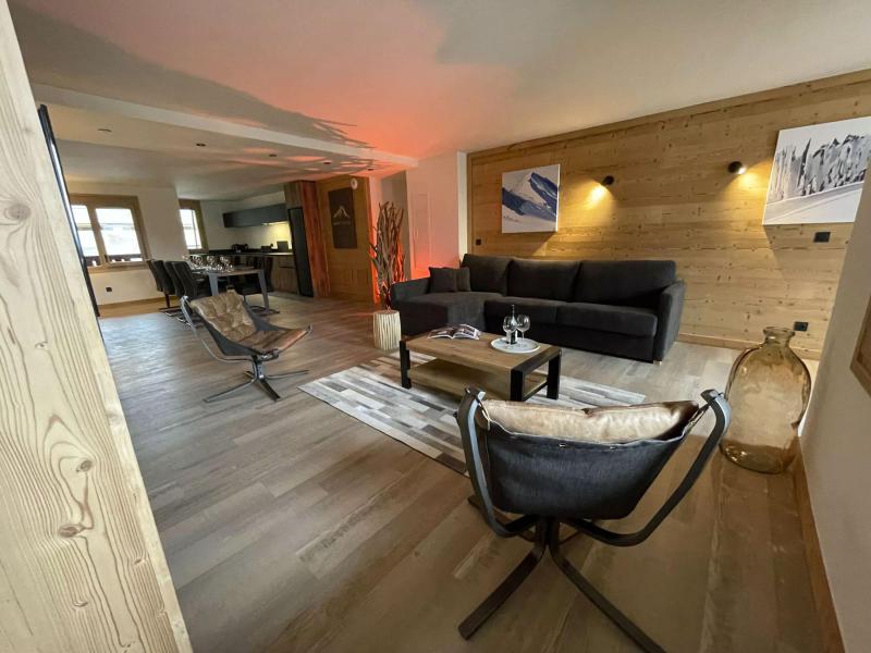 Urlaub in den Bergen 6 Zimmer Appartement für 12-14 Personen (Sauna) (1214S) - Résidence W 2050 - La Plagne - Wohnzimmer