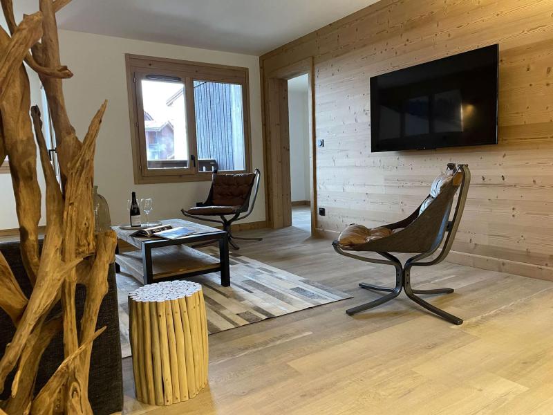 Vakantie in de bergen Appartement 6 kamers 12-14 personen (Sauna) - Résidence W 2050 - La Plagne - Woonkamer