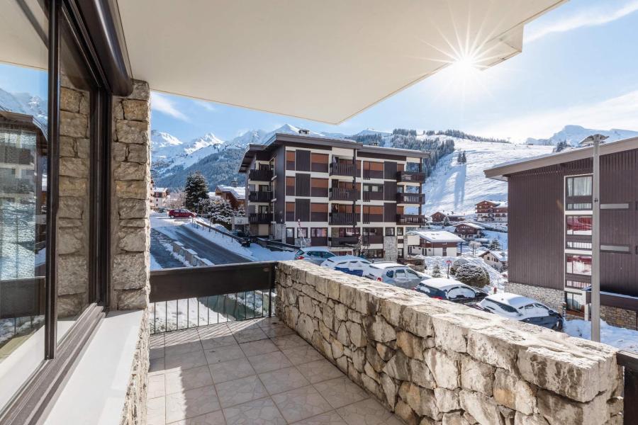 Vacaciones en montaña Apartamento cabina 3 piezas para 6 personas (01) - Résidence Wapiti - La Clusaz - Balcón