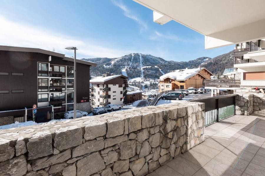 Vakantie in de bergen Appartement 3 kamers bergnis 6 personen (01) - Résidence Wapiti - La Clusaz - Balkon