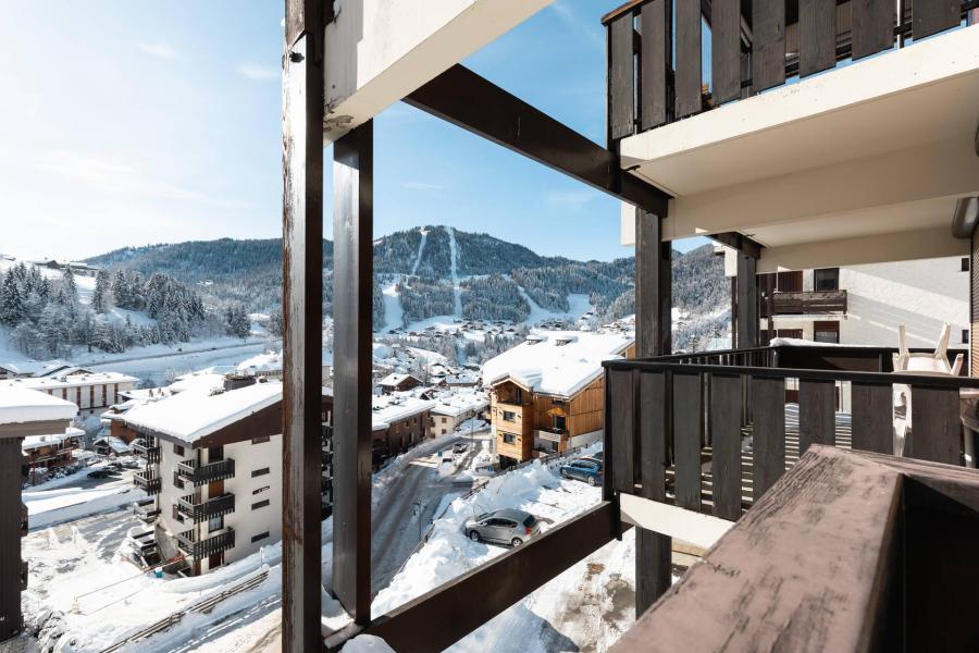 Vakantie in de bergen Studio 4 personen (20) - Résidence Wapiti - La Clusaz - Balkon