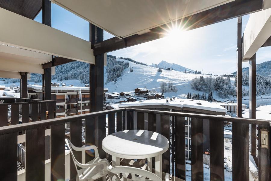 Vacances en montagne Studio 4 personnes (20) - Résidence Wapiti - La Clusaz - Balcon