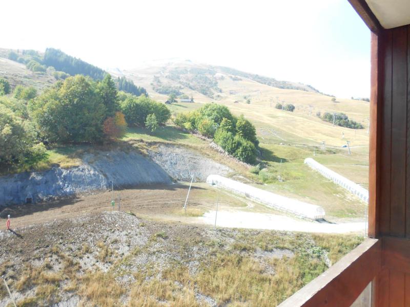 Location au ski Studio 5 personnes (0911) - Résidence Zodiaque Vostok - Le Corbier - Balcon