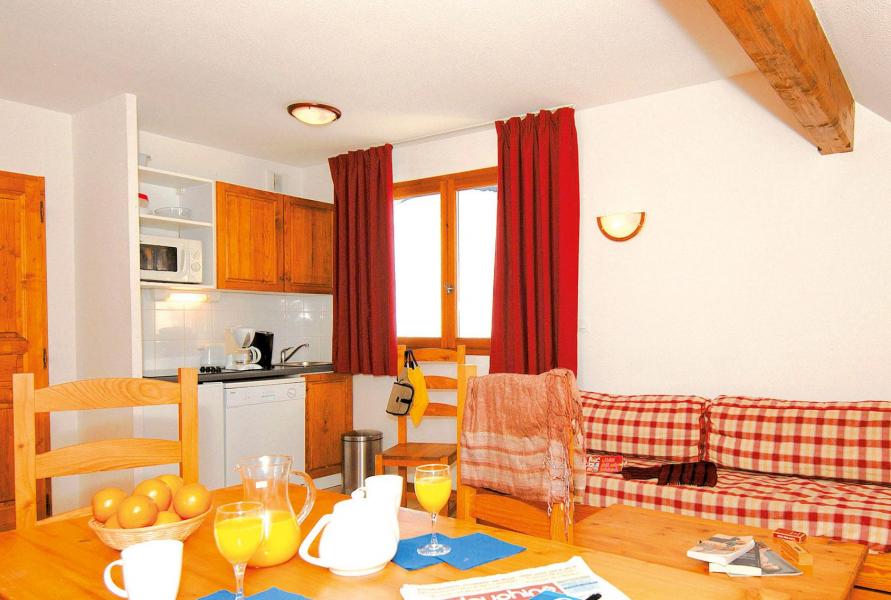 Vakantie in de bergen Appartement 2 kamers 4 personen (Prince des Ecrins) - Résidences Goelia les Balcons du Soleil - Les 2 Alpes - Woonkamer