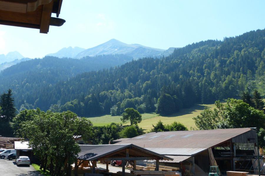 Urlaub in den Bergen 3-Zimmer-Holzhütte für 6 Personen (BELAL4) - Résience Bel Alp - La Clusaz - Balkon