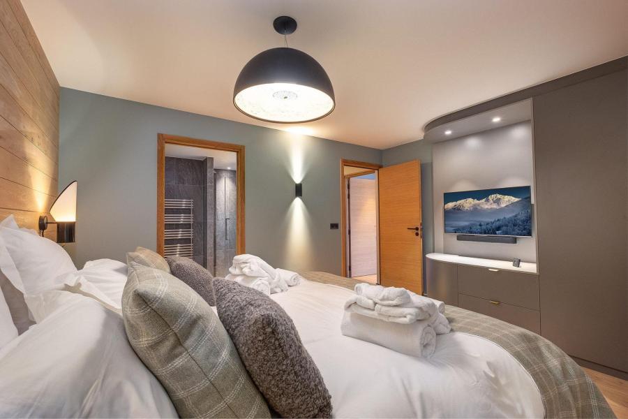 Holiday in mountain resort 6 room chalet cabin 12 people - Rosoire - Courchevel - Bedroom