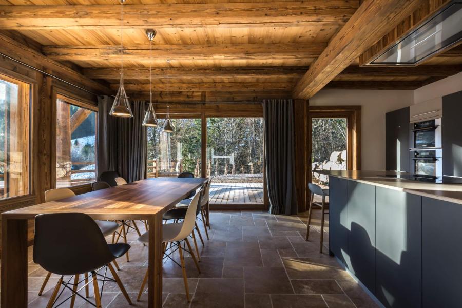 Vakantie in de bergen Chalet 6 kamers 10 personen - Sagalodge - La Clusaz - Woonkamer