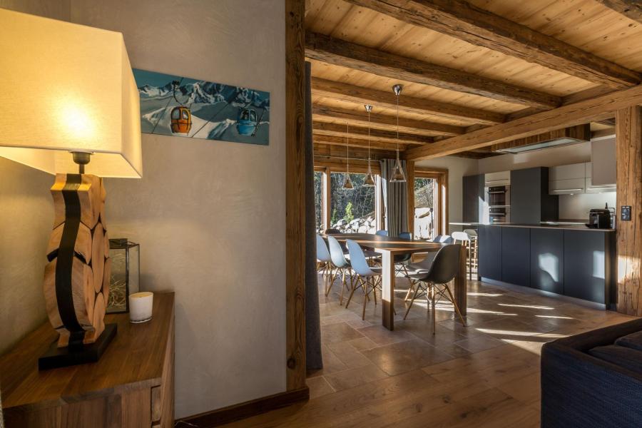 Vakantie in de bergen Chalet 6 kamers 10 personen - Sagalodge - La Clusaz - Woonkamer