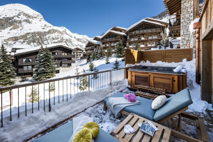 Holiday in mountain resort 5 room apartment 10-12 people (S5) - Silverstone - Val d'Isère - Terrace