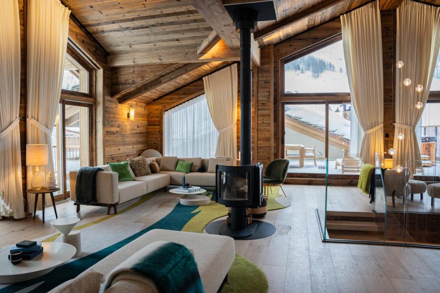 Vacances en montagne Appartement triplex 7 pièces cabine 17 personnes (S7) - Silverstone - Val d'Isère - Séjour