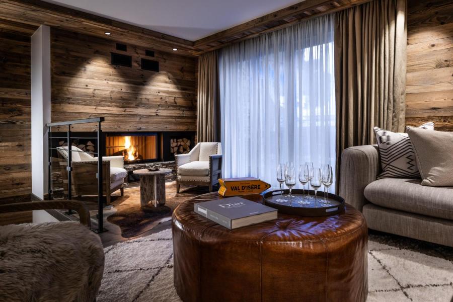 Urlaub in den Bergen Triplex Wohnung 5 Zimmer 8 Personen (S6) - Silverstone - Val d'Isère - Wohnzimmer