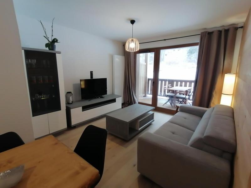 Holiday in mountain resort 3 room apartment cabin 6 people (B32) - Snoroc - La Plagne - Living room