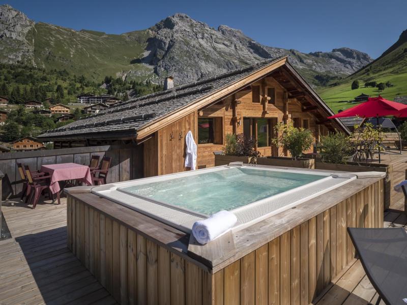 Vacaciones en montaña Apartamento 5 piezas para 11 personas (302) - Solaret - Chalet 1803 - Le Grand Bornand - Jacuzzi