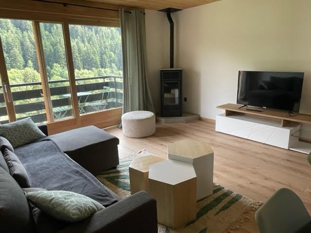 Vakantie in de bergen Appartement 2 kamers 4 personen (14) - Tavaillons - Le Grand Bornand - Woonkamer