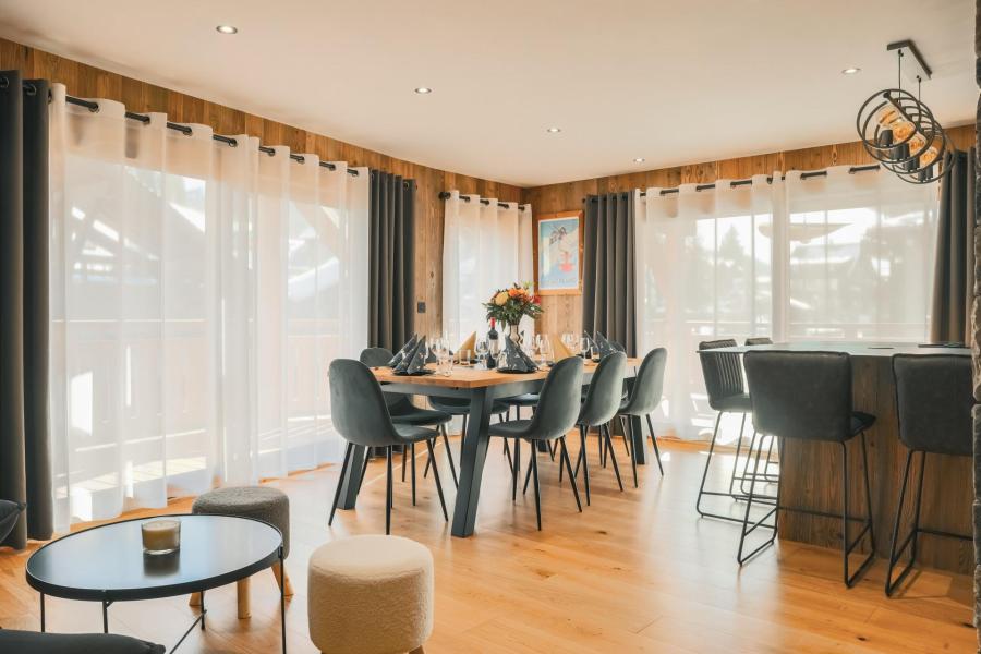 Vakantie in de bergen Appartement 5 kamers 10 personen (101) - Teka - Les Gets - Woonkamer