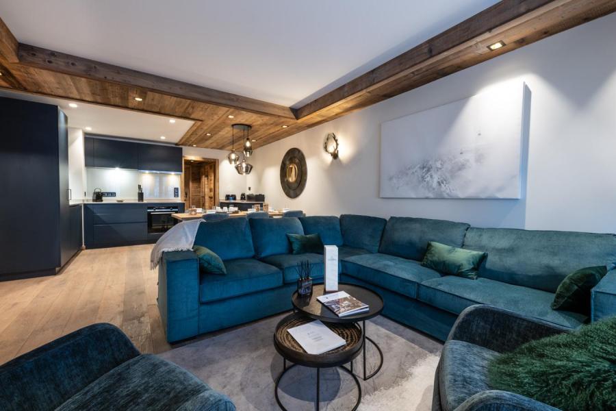 Holiday in mountain resort 3 room apartment cabin 4-6 people (A02) - Vail Lodge - Val d'Isère - Living room