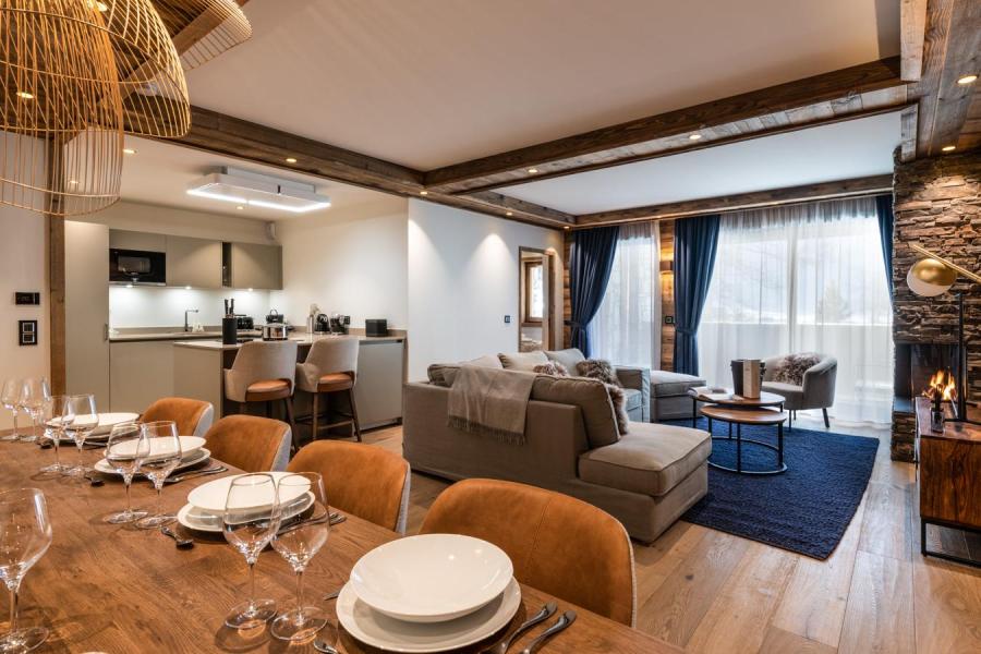 Holiday in mountain resort 4 room apartment cabin 6-8 people (A01) - Vail Lodge - Val d'Isère - Living room