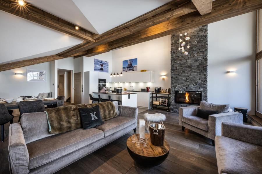 Urlaub in den Bergen 5 Zimmer Maisonettewohnung für 8 Personen (A31) - Vail Lodge - Val d'Isère - Wohnzimmer