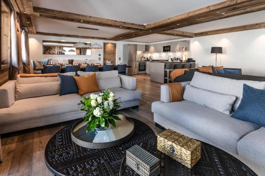 Vakantie in de bergen Appartement duplex 6 kamers 10 personen (B31) - Vail Lodge - Val d'Isère - Woonkamer