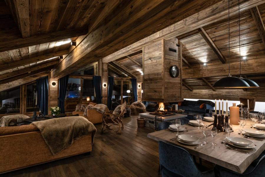 Vakantie in de bergen Appartement duplex 6 kamers 12 personen (B41) - Vail Lodge - Val d'Isère - Woonkamer