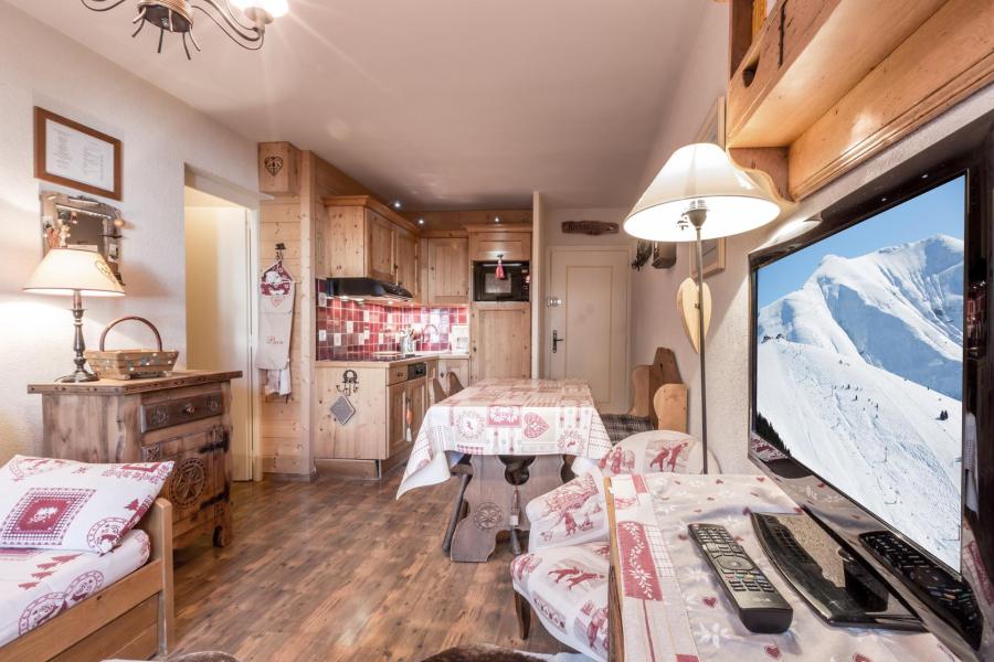 Vakantie in de bergen Appartement 2 kabine kamers 4 personen (16) - VIKING - La Clusaz - Woonkamer