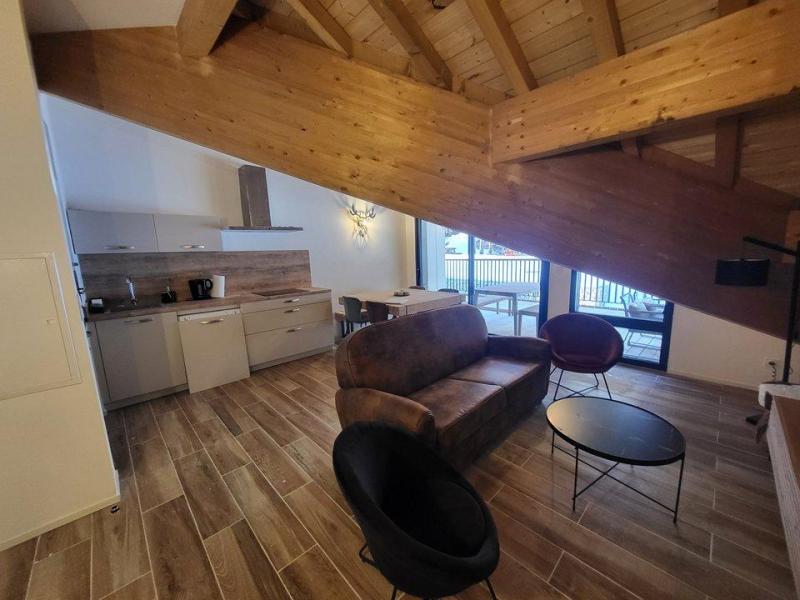 Vakantie in de bergen Appartement 3 kamers 6 personen (203) - Voie Lactee - Montgenèvre - Woonkamer