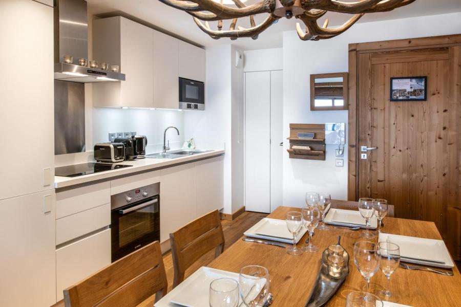 Holiday in mountain resort 4 room apartment cabin 4-6 people (B07) - Whistler Lodge - Courchevel - Kitchen