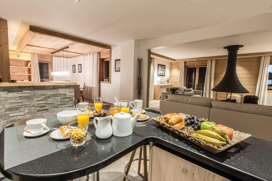 Vakantie in de bergen Appartement 4 kamers 6 personen (B03) - Whistler Lodge - Courchevel - Woonkamer