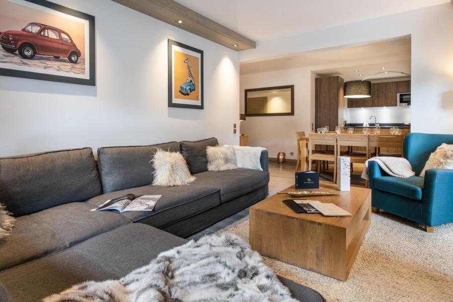 Vakantie in de bergen Appartement 5 kamers 8 personen (B01) - Whistler Lodge - Courchevel - Woonkamer