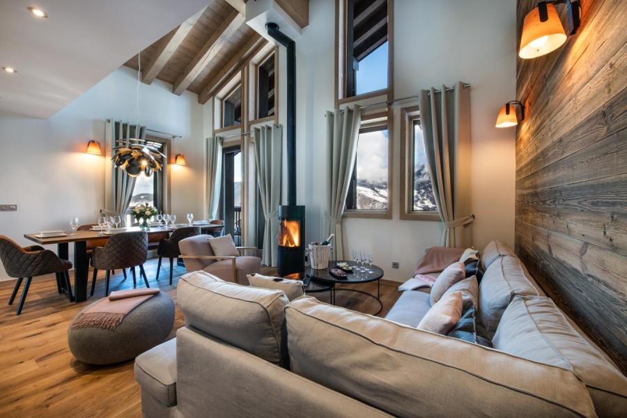 Holiday in mountain resort 5 room chalet 10 people (YL4) - Yellowstone Lodge - La Tania - Living room