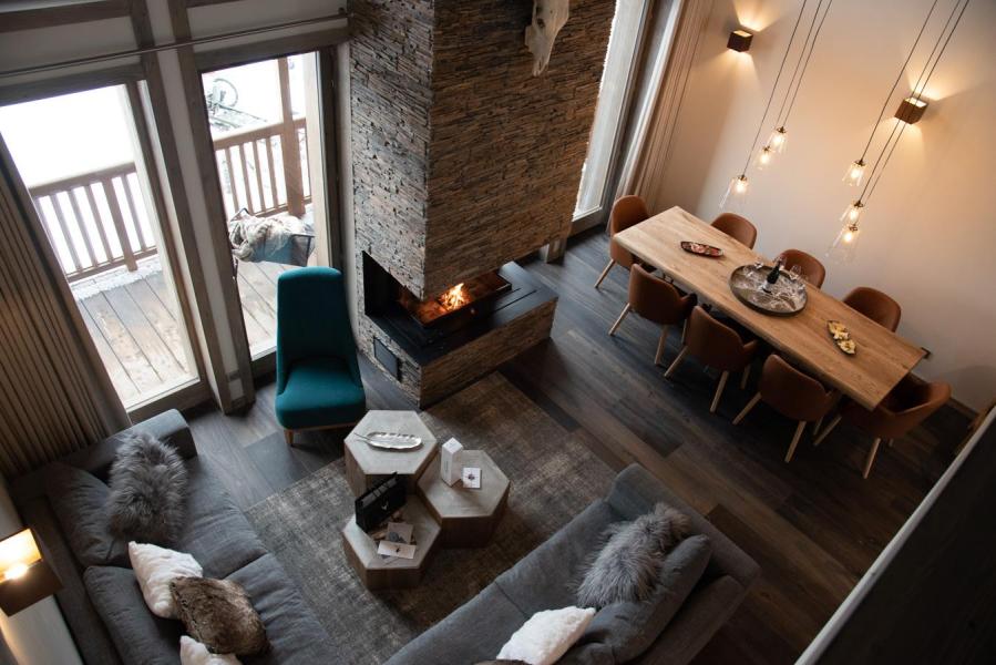 Vacanze in montagna Chalet 5 stanze per 8-10 persone (YL3) - Yellowstone Lodge - La Tania - Soggiorno